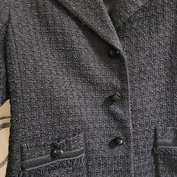 Talbots Black Textured Blazer - Picture 5 of 6